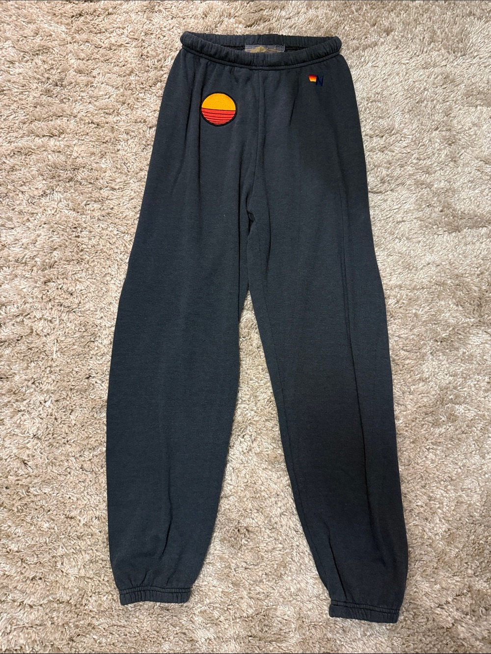 Aviator Nation Sweatpants with Sunset Patch